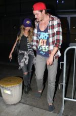 SARAH HYLAND Arrives at LA Lakers Game in Los Angeles
