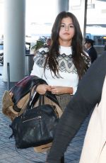 SELENA GOMEZ Departing from LAX Airport in Los Angeles 0903