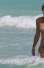 SERINDA SWAN in Bikini at a Beach in Miami