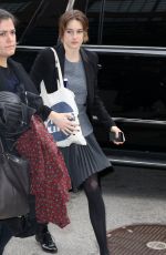 SHAILENE WOODLEY Arrives at Her New York