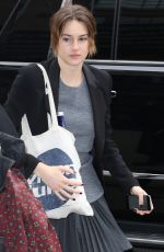 SHAILENE WOODLEY Arrives at Her New York