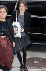 SHAILENE WOODLEY Arrives at Her New York
