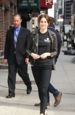 SHAILENE WOODLEY Arrives at Late Show with David Letterman in New York