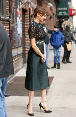 SHAILENE WOODLEY Leaves Late Show with David Letterman
