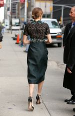 SHAILENE WOODLEY Leaves Late Show with David Letterman