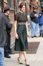 SHAILENE WOODLEY Leaves Late Show with David Letterman