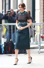 SHAILENE WOODLEY Leaves Late Show with David Letterman