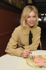 SIENNA MILLER at Sienna Miller Caricature Unveiling at Sardi
