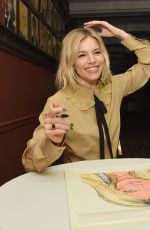 SIENNA MILLER at Sienna Miller Caricature Unveiling at Sardi