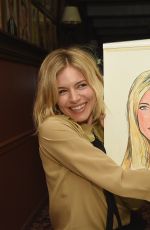 SIENNA MILLER at Sienna Miller Caricature Unveiling at Sardi