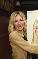 SIENNA MILLER at Sienna Miller Caricature Unveiling at Sardi