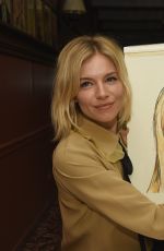 SIENNA MILLER at Sienna Miller Caricature Unveiling at Sardi