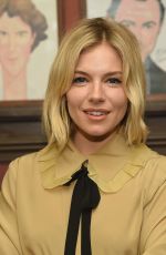 SIENNA MILLER at Sienna Miller Caricature Unveiling at Sardi