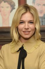 SIENNA MILLER at Sienna Miller Caricature Unveiling at Sardi