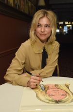 SIENNA MILLER at Sienna Miller Caricature Unveiling at Sardi