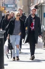 SIENNA MILLER in Ripped Jeans Out in New York 1303