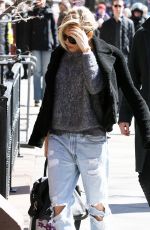 SIENNA MILLER in Ripped Jeans Out in New York 1303