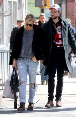 SIENNA MILLER in Ripped Jeans Out in New York 1303