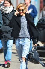 SIENNA MILLER in Ripped Jeans Out in New York 1303