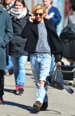 SIENNA MILLER in Ripped Jeans Out in New York 1303