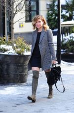 SOPHIA BUSH on the Set of Law & Order in New York 1203
