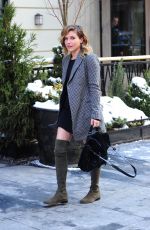 SOPHIA BUSH on the Set of Law & Order in New York 1203