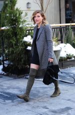 SOPHIA BUSH on the Set of Law & Order in New York 1203