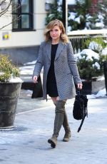 SOPHIA BUSH on the Set of Law & Order in New York 1203