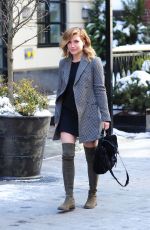 SOPHIA BUSH on the Set of Law & Order in New York 1203