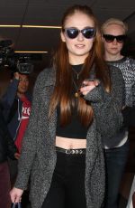 SOPHIE TURNER Arrives at LAX Airport in Los Angeles 2403