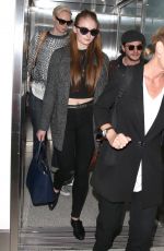 SOPHIE TURNER Arrives at LAX Airport in Los Angeles 2403