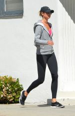 STACY KEIBLER Heading to a Gym in Los Angeles
