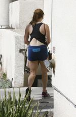 STEFANIE SCOTT in Shorts Out and About in Los Angeles 0603