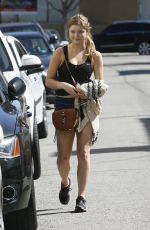 STEFANIE SCOTT in Shorts Out and About in Los Angeles 0603
