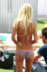 TARA REID in Bikini at a Pool in Miami