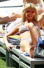 TARA REID in Bikini at a Pool in Miami