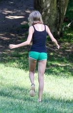 TAYLOR SWIFT in Shorts Out Hiking in Hollywood