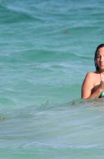 TULISA CONTOSTAVLOS in Bikini at a Beach in Miami 2402