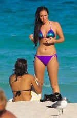 TULISA CONTOSTAVLOS in Bikini at a Beach in Miami 2402