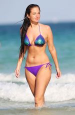 TULISA CONTOSTAVLOS in Bikini at a Beach in Miami 2402