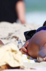 TULISA CONTOSTAVLOS in Bikini at a Beach in Miami 2402
