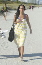 TULISA CONTOSTAVLOS in Bikini at a Beach in Miami 2402