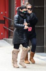 VANESSA and STELLA HUDGENS Out and About in New York 1803