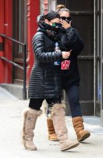 VANESSA and STELLA HUDGENS Out and About in New York 1803