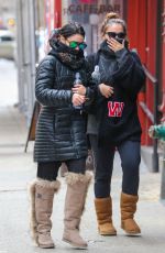 VANESSA and STELLA HUDGENS Out and About in New York 1803