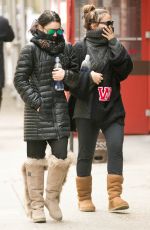 VANESSA and STELLA HUDGENS Out and About in New York 1803