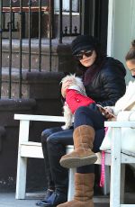 VANESSA and STELLA HUDGENS Out and About in New York 2303