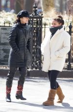 VANESSA and STELLA HUDGENS Out and About in New York 2303