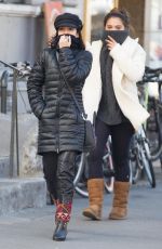 VANESSA and STELLA HUDGENS Out and About in New York 2303