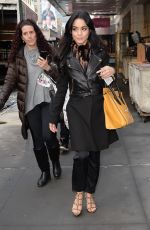 VANESSA HUDGENS Arrives at Neil Simon Theatre in New York